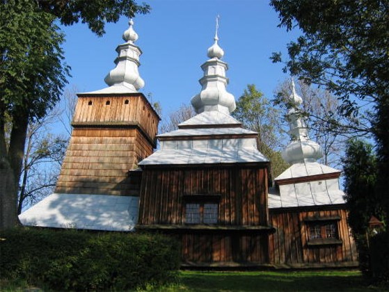 Image - SS Kosma and Damian Greek-Catholic church in the village of Krempna in the Lemko region.